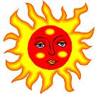 image: sun face